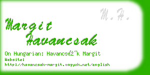 margit havancsak business card